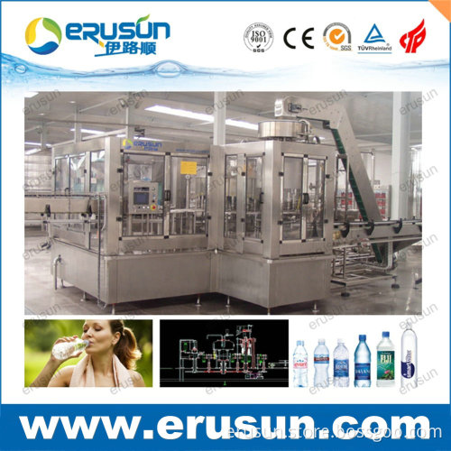 Pure Water Bottling Machine in 1liter Pet Round Bottle